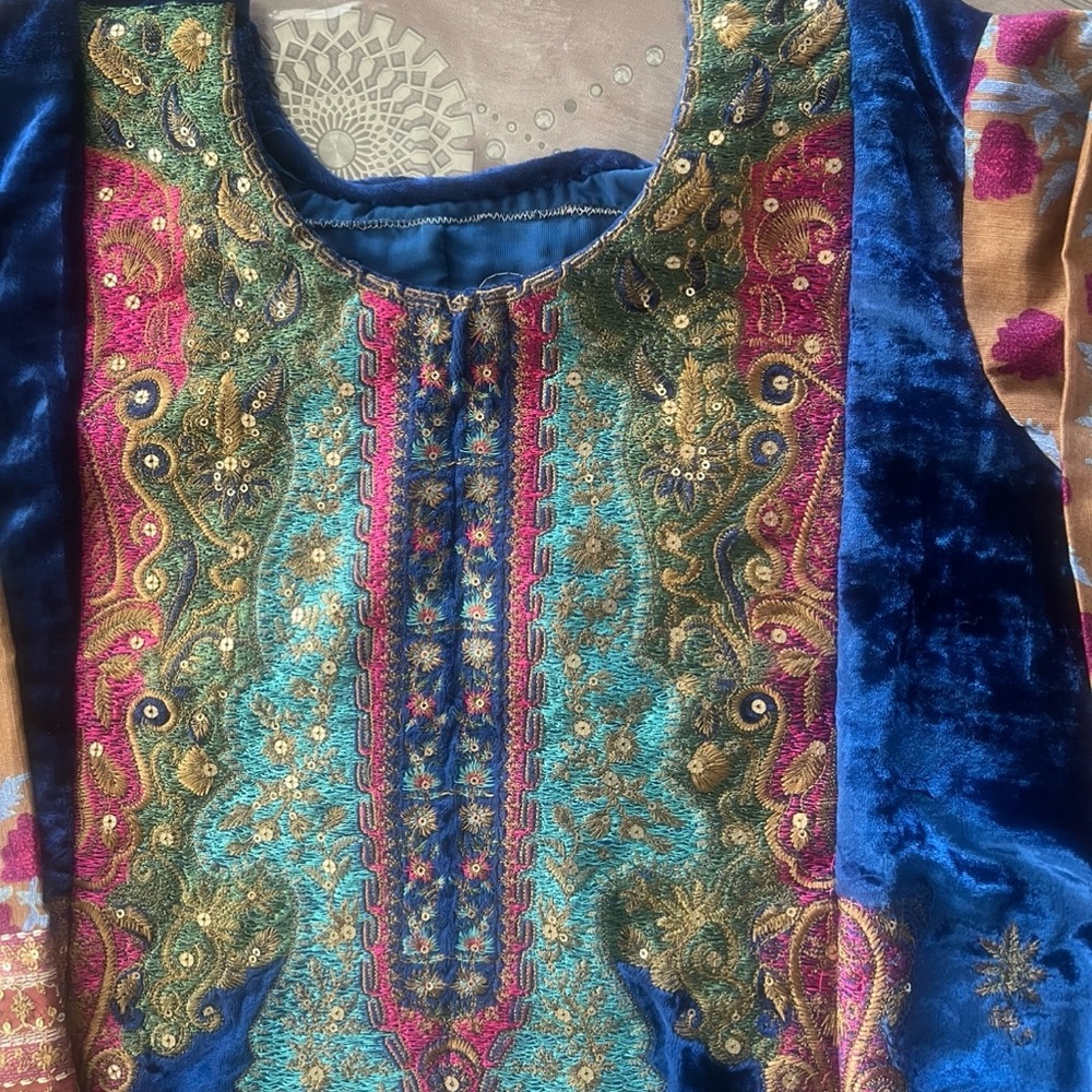 Pakistani new dress 3 piece XL - Picture 3 of 11